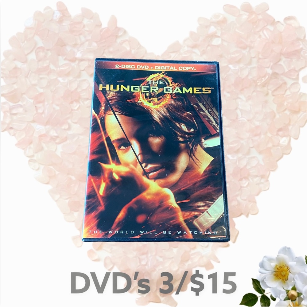 💖3/$15 The Hunger Games DVD ‎2012